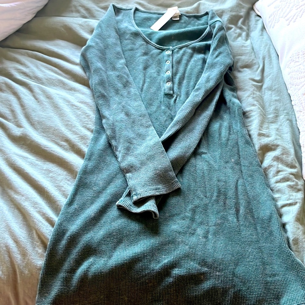 brand new green fleece dress from Pink